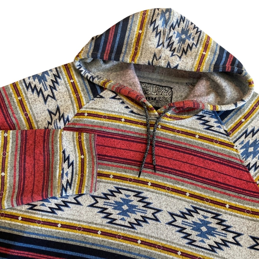 Brooklyn‎ Cloth Mens 2XL Southwestern Geometric Tribal Print Aztec Hoodie